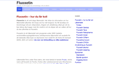 Desktop Screenshot of fluoxetin.se