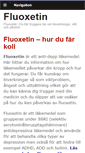 Mobile Screenshot of fluoxetin.se