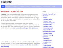 Tablet Screenshot of fluoxetin.se